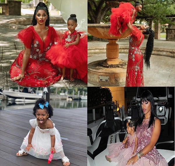 A picture of Bonnie Bella Jordan with her mamma, Joseline Hernandez.